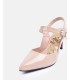 Zapatos de salon de Mujer destalonados en rosa