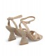Sandalias de tacón de Mujer de Piel con pedrería