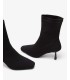 Botines de Mujer tipo calcetín en color negro