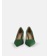 Zapatos tacon Blogger Verde